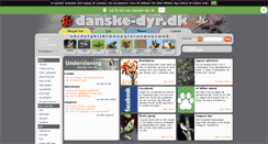 Desktop Screenshot of laerer.danske-dyr.dk