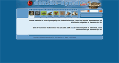 Desktop Screenshot of bibliotek.danske-dyr.dk